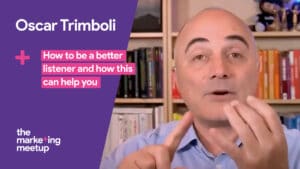 Oscar Trimboli discusses how to listen to what your client is really saying, and how to help them gather their thoughts.