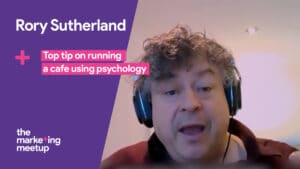 Rory Sutherland shares his observations surrounding cafe marketing tactics, and what we can learn from them.