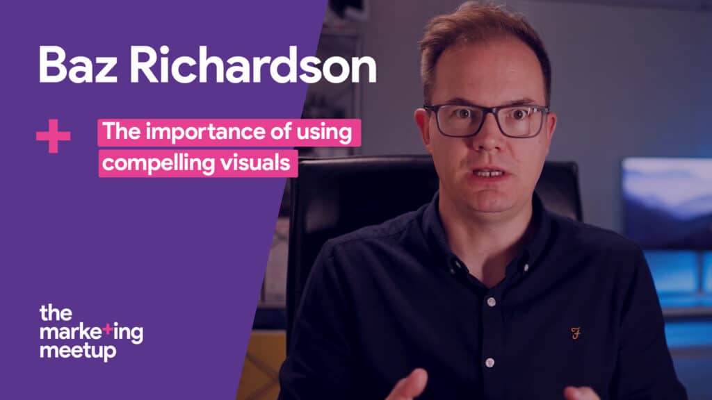In this video, Baz Richardson discusses the importance of using compelling visuals to win an audience