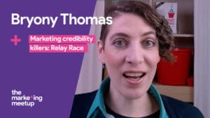 What can kill your credibility as a marketer? Bryony Thomas discusses how the term 'relay race' undermines the ability of marketing to have a long term strategic impact.