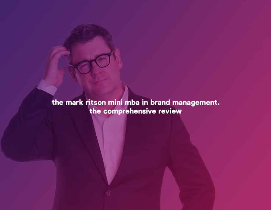 Mark Ritson Mini MBA review
